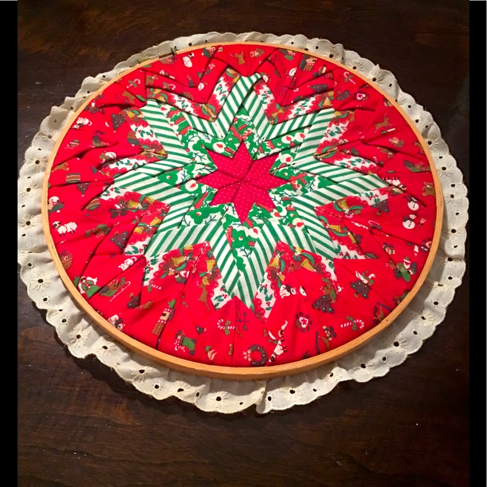 Vintage Handmade Christmas Wreath